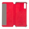 QIALINO Skórzane Eleganckie Etui Huawei P20 czerwone