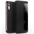 QIALINO Skórzane Eleganckie Etui Huawei P20 czarne
