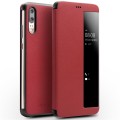 QIALINO Skórzane Eleganckie Etui Huawei P20 czerwone