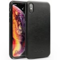 QIALINO Skórzane Etui Obudowa do iPhone XS Max czarne
