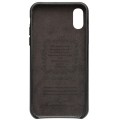 QIALINO Skórzane Etui Obudowa do iPhone XS Max czarne