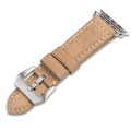QIALINO Skórzany Pasek do Apple Watch 42mm / 44mm khaki