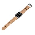 QIALINO Skórzany Pasek do Apple Watch 42mm / 44mm khaki