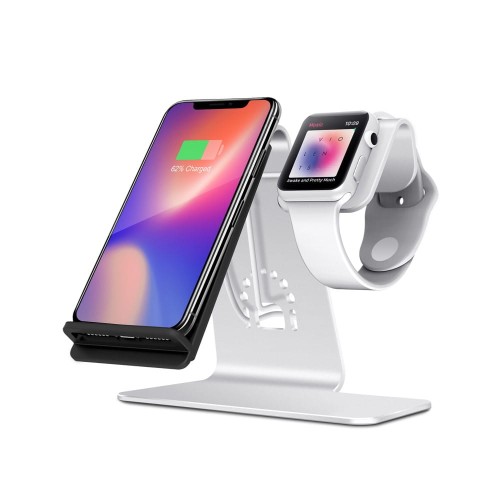 Aluminiowy Stojak Ładowarka do iPhone Apple Watch