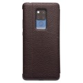 QIALINO Skórzane Etui Pokrowiec Huawei Mate 20 X brązowy