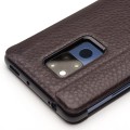 QIALINO Skórzane Etui Pokrowiec Huawei Mate 20 X brązowy