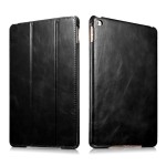 ICARER Skórzane Etui Smart Cover iPad Air 2 czarne 