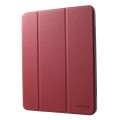 MUTUAL Pokrowiec Etui Smart Cover do iPad Pro 12.9 2018 bordowe