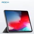 ROCK Vena Series Magnetyczny Smart Cover do iPad Pro 12.8 2018 szary