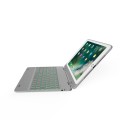 Etui Podświetlana Klawiatura do iPad 9.7 2017/ iPad 9.7 2018 srebrna