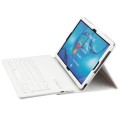 Skórzane Etui Pokrowiec Klawiatura Mediapad M5 10 biała