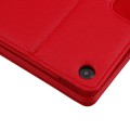 Skórzane Etui Pokrowiec Klawiatura Mediapad M5 10 czerwona