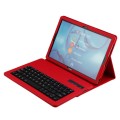 Skórzane Etui Pokrowiec Klawiatura Mediapad M5 10 czerwona