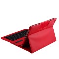 Skórzane Etui Pokrowiec Klawiatura Mediapad M5 10 czerwona
