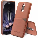 QIALINO Etui Plecki Skóra Huawei Mate 9 Pro brązowe