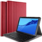 Etui Klawiatura do Huawei Mediapad M5 Lite 10 czerwona