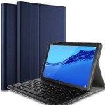 Etui Klawiatura do Huawei Mediapad M5 Lite 10 granatowa