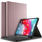 Etui Klawiatura Bezprzewodowa do iPad Pro 11 Apple Pencil Slot różowa