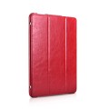 Skórzane Etui ICARER Slim Series iPad Pro 11 czerwone