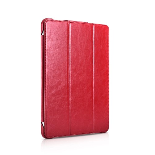 Skórzane Etui ICARER Slim Series iPad Pro 11 czerwone