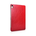 Skórzane Etui ICARER Slim Series iPad Pro 11 czerwone
