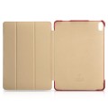 Skórzane Etui ICARER Slim Series iPad Pro 11 czerwone