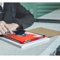 Skórzane Etui ICARER Slim Series iPad Pro 11 czerwone