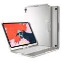 Etui Obrotowe Podświetlana Klawiatura Bezprzewodowa DUX DUCIC do iPad Pro 11 srebrna