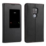 Skórzane Etui Pokrowiec do Huawei Mate 20 X czarne