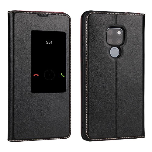 Skórzane Etui Pokrowiec do Huawei Mate 20 X czarne