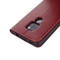 Skórzane Etui Pokrowiec do Huawei Mate 20 X bordowe