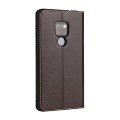 Skórzane Etui Pokrowiec do Huawei Mate 20 X brązowe