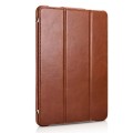 Skórzane Pokrowiec Smart Cover iCARER iPad Pro 12.9 2018 brązowy