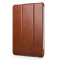 Skórzane Pokrowiec Smart Cover iCARER iPad Pro 12.9 2018 brązowy