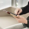 Skórzane Etui Smart Cover iCARER iPad Pro 12.9 2018 brązowy