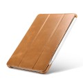 Skórzane Etui Smart Cover iCARER iPad Pro 12.9 2018 brązowy jasny