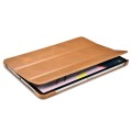 Skórzane Etui Smart Cover iCARER iPad Pro 12.9 2018 brązowy jasny