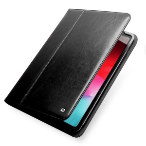Skórzane Etui Pokrowiec QIALINO iPad Pro 12.9 2018 czarny
