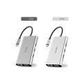 Adapter Przejściówka HUB WIWU 10w1 USB-C HDMI 4K SD USB MACBOOK