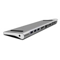 Adapter HUB WIWU APOLLO 11w1 USB3.0/HDMI/VGA/DP/RJ45/SD szary