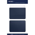 Skórzane Etui Wsuwka WIWU Macbook Pro 15.4 granatowe