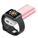 Power Bank 5200mAh Bateria Ładowarka do Apple Watch różowy