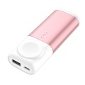 Power Bank 5200mAh Bateria Ładowarka do Apple Watch różowy