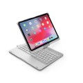 Obrotowa Podświetlana Klawiatura do iPad Pro 11 2018 srebrna