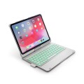 Obrotowa Podświetlana Klawiatura do iPad Pro 11 2018 srebrna