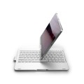 Obrotowa Podświetlana Klawiatura do iPad Pro 11 2018 srebrna