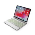Obrotowa Podświetlana Klawiatura do iPad Pro 11 2018 srebrna