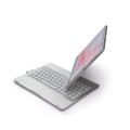 Obrotowa Podświetlana Klawiatura do iPad Pro 11 2018 srebrna