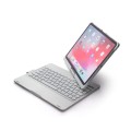 Obrotowa Podświetlana Klawiatura do iPad Pro 11 2018 srebrna