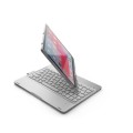 Obrotowa Podświetlana Klawiatura do iPad Pro 11 2018 srebrna